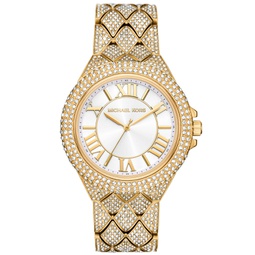 Womens Camille Three-Hand Gold-Tone Stainless Steel Watch 43mm