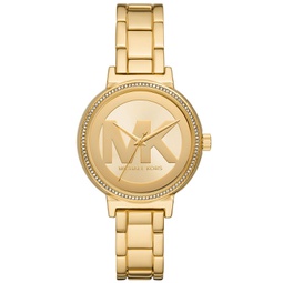 Womens Sofie Three-Hand Gold-Tone Stainless Steel Watch 36mm