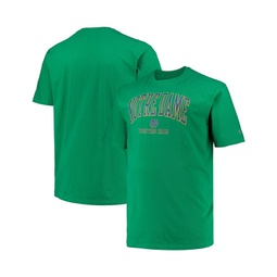Mens Green Notre Dame Fighting Irish Big and Tall Arch Over Wordmark T-shirt