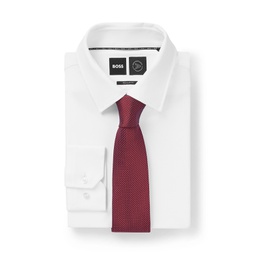 Mens All-Over Pattern Silk Jacquard Tie