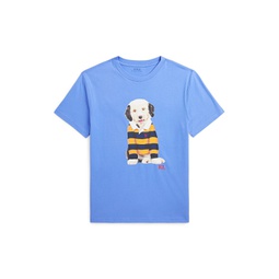 Big Boys Dog-Print Cotton Jersey T-shirt