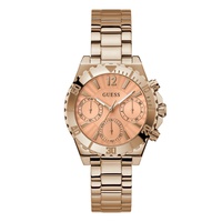 Womens Analog Rose Gold-Tone Stainless Steel Watch 38mm