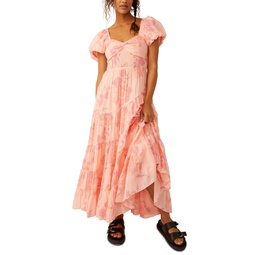 Womens Floral Sundrenched Maxi Dress