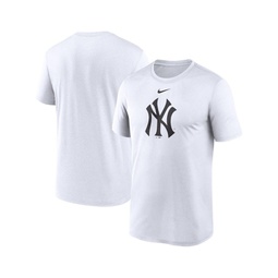 Mens White New York Yankees Legend Fuse Large Logo Performance T-shirt
