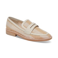 Womens Halley Tailored Raffia Loafer Flats