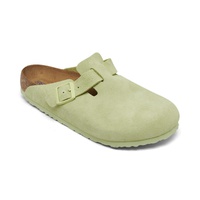 Mens Boston Soft Footbed Suede Leather Clogs from Finish Line