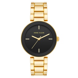 Womens Quartz Gold-Tone Alloy Bracelet Watch 32mm