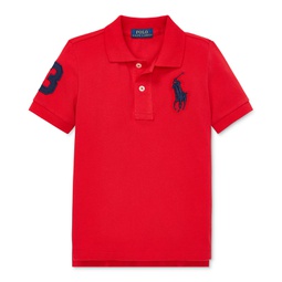 Toddler and Little Boys Big Pony Cotton Mesh Polo