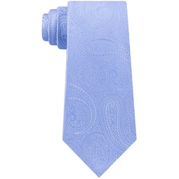Mens Rich Texture Paisley Silk Tie