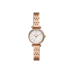 Ladies Tillie Mini three hand rose gold tone stainless steel watch 26mm