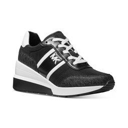 Womens Mabel Trainer Lace-Up Sneakers
