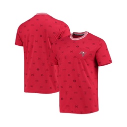 Mens Red Tampa Bay Buccaneers Essential Pocket T-shirt