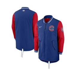 Mens Royal Chicago Cubs Dugout Performance Full-Zip Jacket