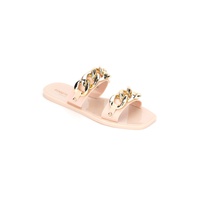 Womens Naveen Chain Jelly Slide Flat Sandals