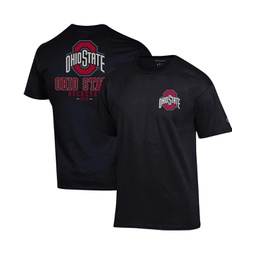 Mens Black Ohio State Buckeyes Team Stack 2-Hit T-shirt