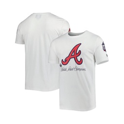 Mens White Atlanta Braves Historical Championship T-shirt