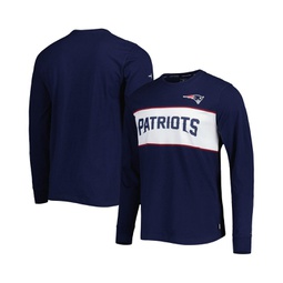Mens Navy New England Patriots Peter Team Long Sleeve T-shirt