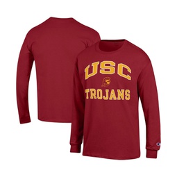 Mens Cardinal USC Trojans High Motor Long Sleeve T-shirt