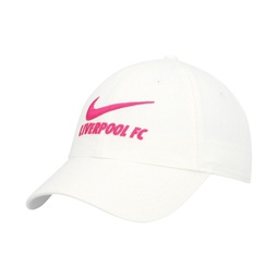 Womens White Liverpool Campus Adjustable Hat