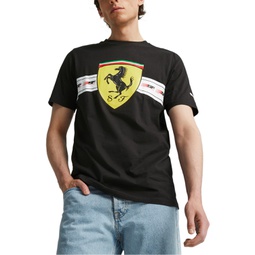 Mens Ferrari Race Heritage Big Shield T-Shirt