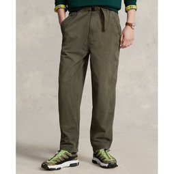 Mens Cotton Relaxed-Fit Twill Hiking Pants