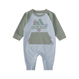 Baby Boys Long Sleeve Sport Color Block Coverall