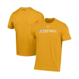 Mens Gold Southern University Jaguars 2022 Sideline Football Performance Cotton T-shirt