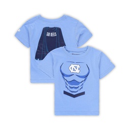 Toddler Boys and Girls CarolinaBlue North Carolina Tar Heels Super Hero T-shirt
