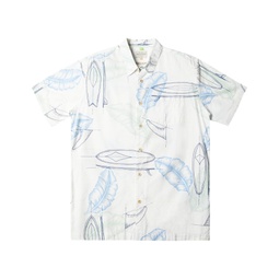 Quiksilver Mens Right Point Short Sleeves Shirt