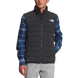 Mens Belleview Slim-Fit Stretch Quilted Full-Zip Down Vest