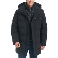 Mens Hooded Quilted Coat