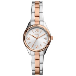 Womens Rye Three-Hand Date Two-Tone Stainless Steel Watch 30mm