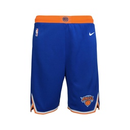 Big Boys Blue New York Knicks Icon Edition Mesh Performance Swingman Shorts