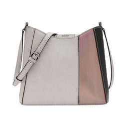 Wren Chrome Adjustable Crossbody with Magnetic Snap