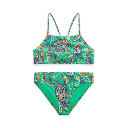 Big Girls Paisley Two-Piece Swimsuit