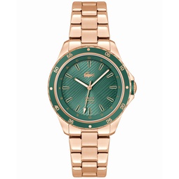 Womens Santorini Quartz Carnation Gold-Tone Stainless Steel Bracelet Watch 36mm