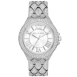 Womens Camille Three-Hand Silver-Tone Stainless Steel Watch 43mm