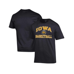 Mens Black Iowa Hawkeyes Basketball Icon T-shirt