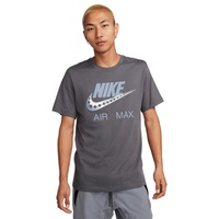 Mens Sportswear Athletic-Fit Air Max Logo Graphic T-Shirt
