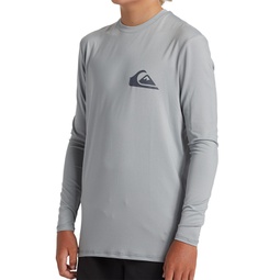 Big Boys Long-Sleeve UPF 50 Surf Swim T-Shirt