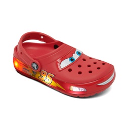 Little Kids Light-Up Disney and Pixar Cars Lightning McQueen Classic Clogs from Finish Line