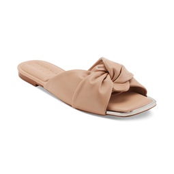 Womens Doretta Square Toe Slide Sandals