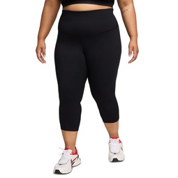 Plus Size One High-Waisted Crop Leggings