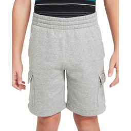 Big Kids Sportswear Club Fleece Cargo Shorts