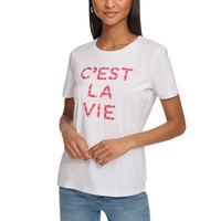Womens Cest La Vie Graphic T-Shirt