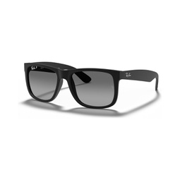 Unisex Polarized Low Bridge Fit Sunglasses RB4165F Justin Classic
