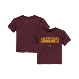 Toddler Boys and Girls Burgundy Washington Commanders Wordmark T-shirt