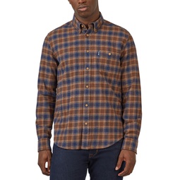 Mens Brushed Ombre Check Shirt