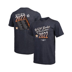 Mens Threads Navy Houston Astros 2022 World Series Champions Life Of The Party Tri-Blend T-shirt