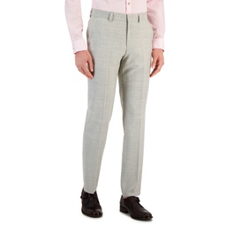 Mens Modern-Fit Check-Print Superflex Suit Pants